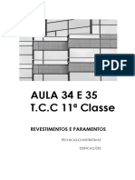 11 Classe - Aula 34 e 35 - Revestimentos - TCC - 2022 - 2023-1