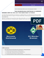 Borussia Dortmund Vs Werder Bremen