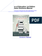 Economics of Education 1st Edition Lovenheim Solutions Manual