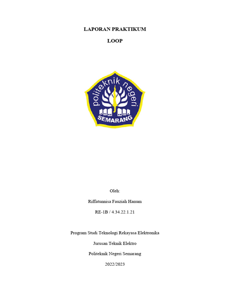 Praktikum Loop dalam Pemrograman Python | PDF
