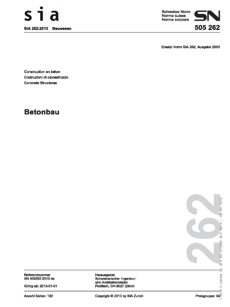 SIA 262 2013 D Ocr | PDF