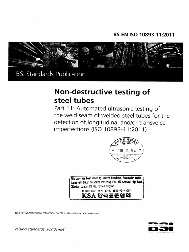 BS en Iso 10893-11 | PDF