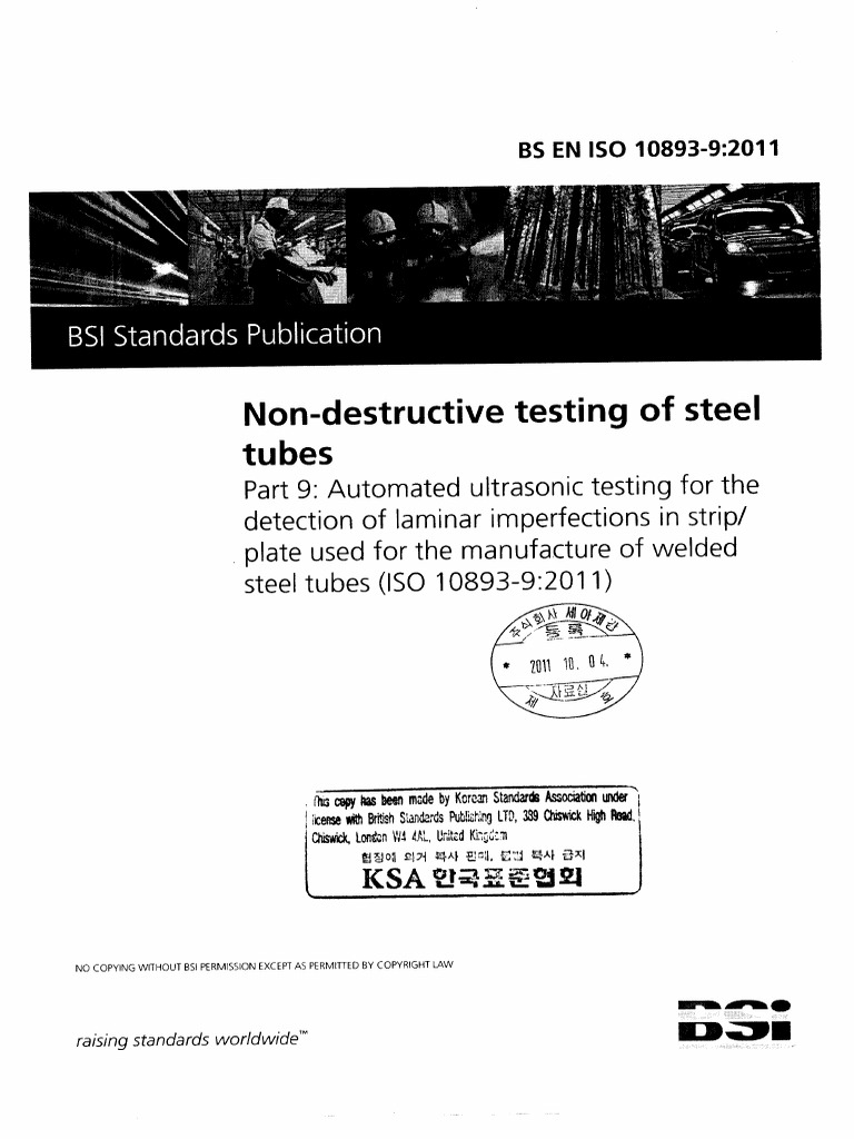 BS en Iso 10893-9 | PDF
