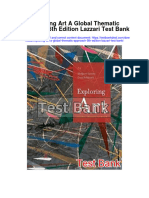 Exploring Art A Global Thematic Approach 5th Edition Lazzari Test Bank
