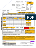 Bill of Supply For Electricity Due Date: 06-07-2023: BSES Yamuna Power LTD