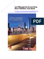 Financial and Managerial Accounting 18th Edition Williams Test Bank
