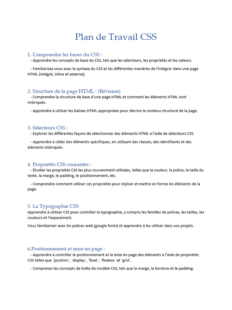 Guide Complet sur le CSS pour Débutants | PDF | Html | Mise en page