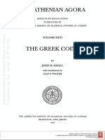 The Athenian Agora - Volume XXVI - The Greek Coins - Kroll