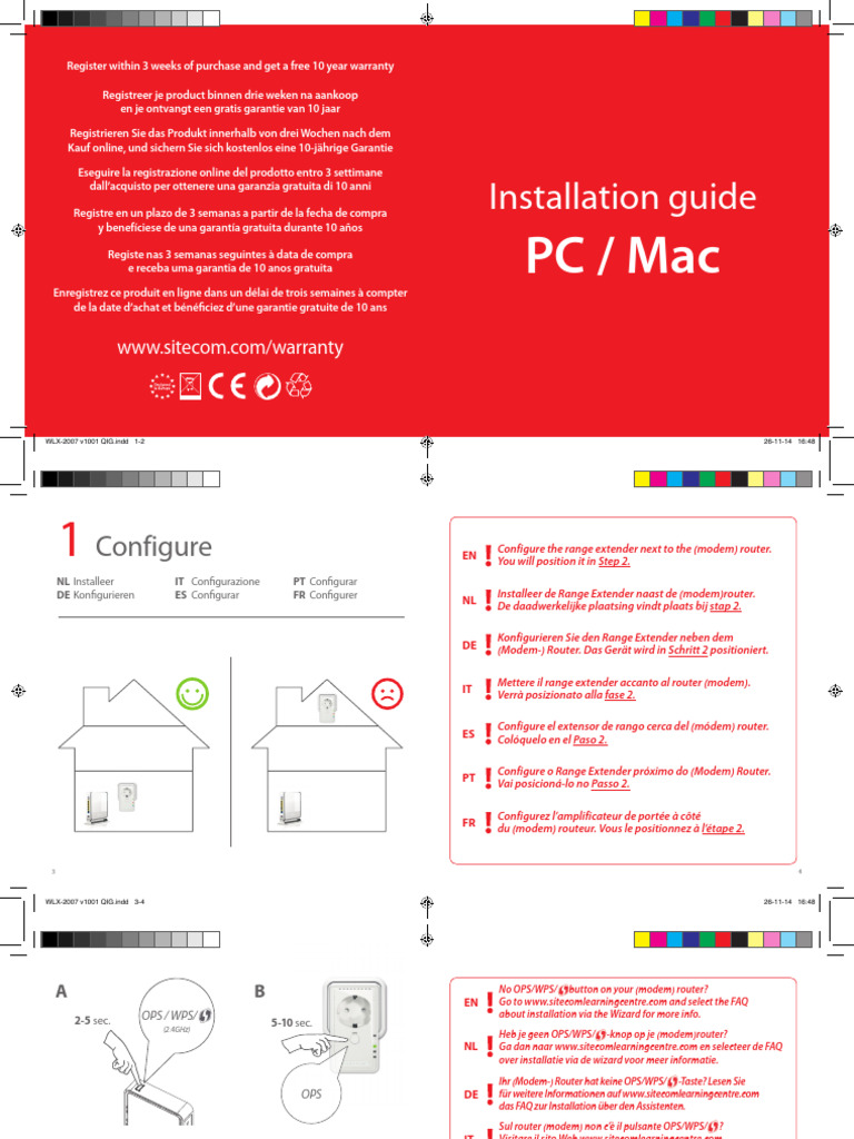 Guide d'installation du range extender N300 | PDF | Informatique ...