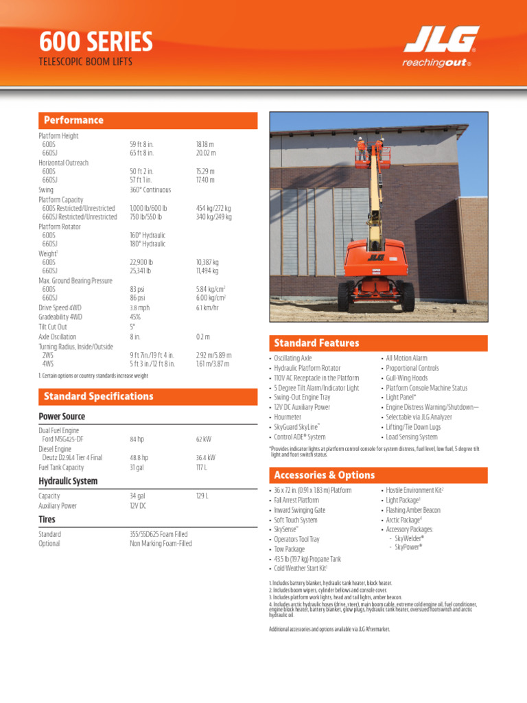 600 Series Spec Sheet A9220 Compliant | PDF | Vehicles | Mechanical ...