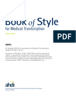 Medical Transcription 6J38 Training Material