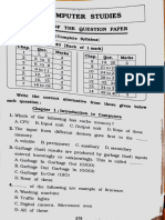 Std. 9th Computer Model Question Paper