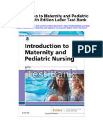 Introduction To Maternity and Pediatric Nursing 8th Edition Leifer Test Bank