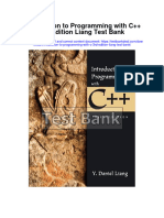 Introduction To Programming With C 3rd Edition Liang Test Bank