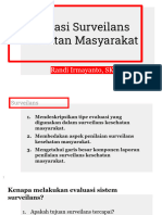 Evaluasi Surveilans Kesehatan Masyarakat