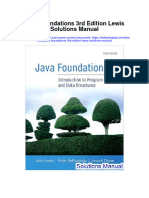 Java Foundations 3rd Edition Lewis Solutions Manual