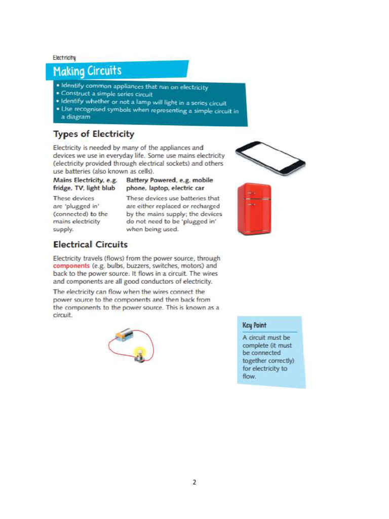 Electricity Reading Material PDF