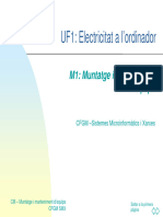 UF1: Electricitat A L'ordinador: M1: Muntatge I Manteniment D'equips