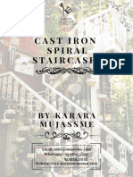 Antique Victorian Cast Iron Spiral Staircases