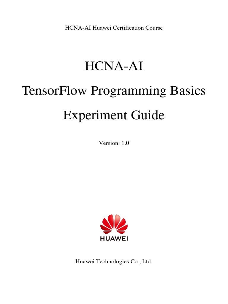 TP2 TensorFlow Programming Basics Experiment Guide.doc | PDF | Matrix ...