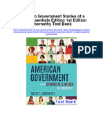 American Government Stories of A Nation Essentials Edition 1st Edition Abernathy Test Bank