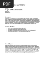 ILogic and The Inventor API