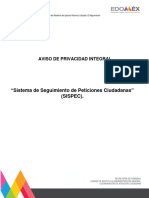 Aviso de Privacidad de La Coordinación de Atención Ciudadana