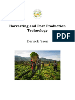 Harvesting and Post Production Technology