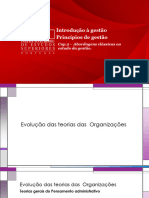 Capitulo 2 - Abordagens Clássicas Ao Estudo Da Gestão