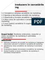 Tema 1. Introducere În Cercetările de Marketing