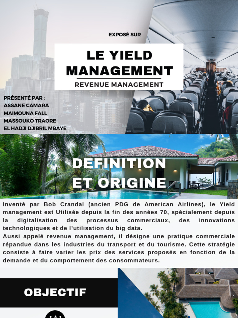 Exposé Yield Management | PDF | Business | Économie