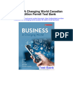Business A Changing World Canadian 6th Edition Ferrell Test Bank