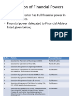 Delegation of Financial Powers