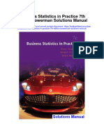 Business Statistics in Practice 7th Edition Bowerman Solutions Manual