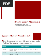 System Design and Analysis - Dynamic Memory Allocation