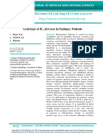 Genotype of IL-1β Gene in Epilepsy Patients