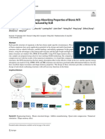 Shock Resistant and Energy Absorbing Properties of Bionic Niti Lattice Structure Manufactured by SLM