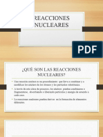 Reacciones Nucleares