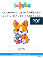 AV0016 Sudoku Para Ninos Edufichas