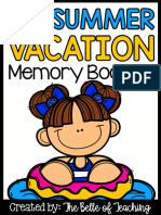 MySummerVacationMemoryWritingBooklet 1