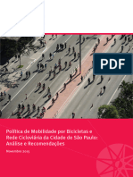 ITDP - Política de Mobilidade Por Bicicletas e Rede Cicloviaria em São Paulo