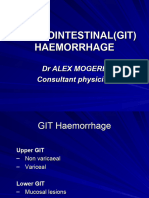 Gastrointestinal (Git) Haemorrhage