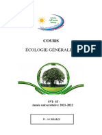 Cours-Ecologie Générale II SVI S5 - Ali Skalli
