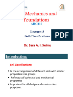 Lecture 3 Soil Classifications Part 1