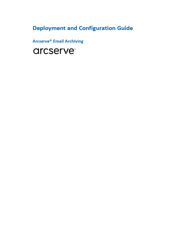 Arc Archiving Emails PDF Hyper V Ip Address