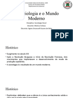 A Sociologia e o Mundo Moderno