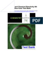 Chemistry and Chemical Reactivity 9th Edition Kotz Test Bank