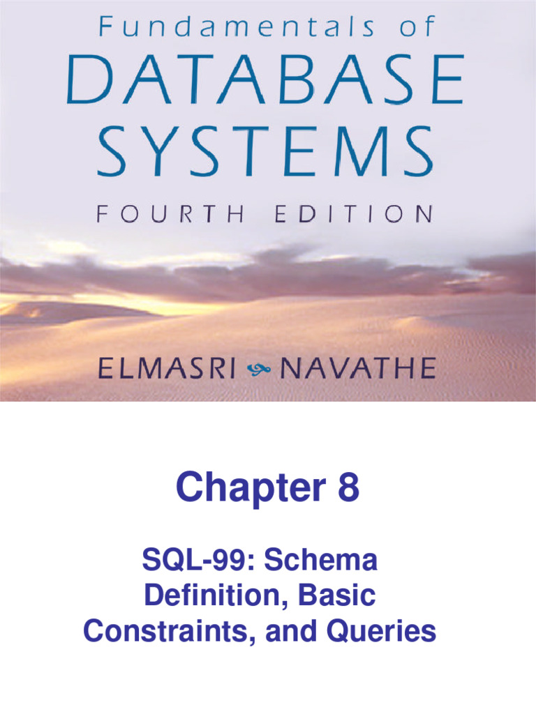 ENCh08 SQL Very Important | PDF | Relational Database | Relational Model