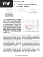 Supervised ECG Interval Segmentation Using LSTM Neural Network