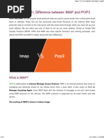 Difference Between IMAP and POP3 - Javatpoint